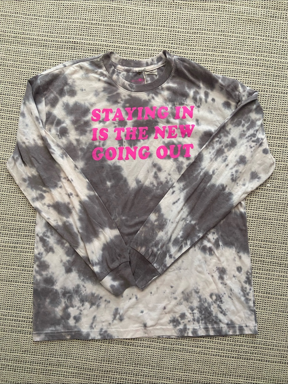 Tie-Dye Long Sleeve Graphic Tee